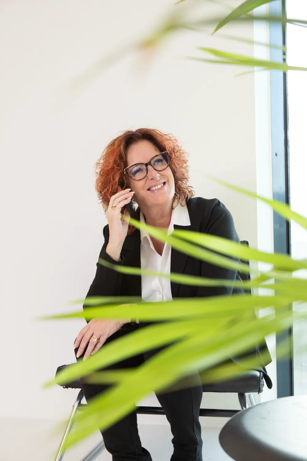 Susanne Thomsen, Konsulenterne DHP på kontor, klar til at tage i mod henvendelser.